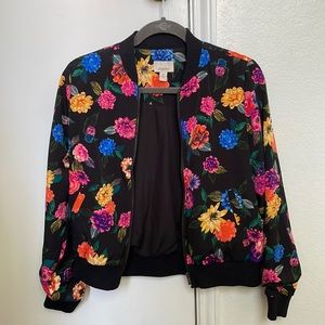 Ámbar Floral Bomber Jacket / XS